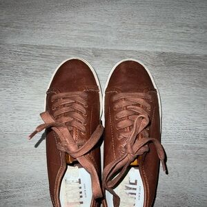 Frye Women's Brown Leather Sneakers
